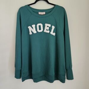 Philosophy Noel Christmas Sweatshirt Green Size 1X NWT
